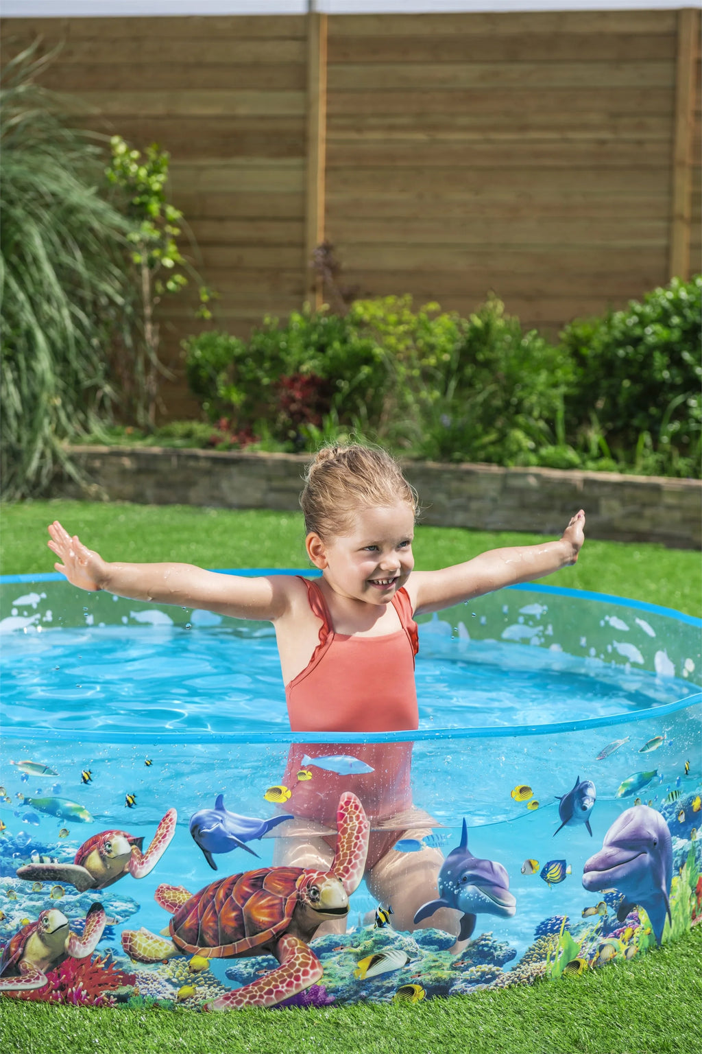 Round Above-Ground Kiddie Pool 8' x 18 C675612