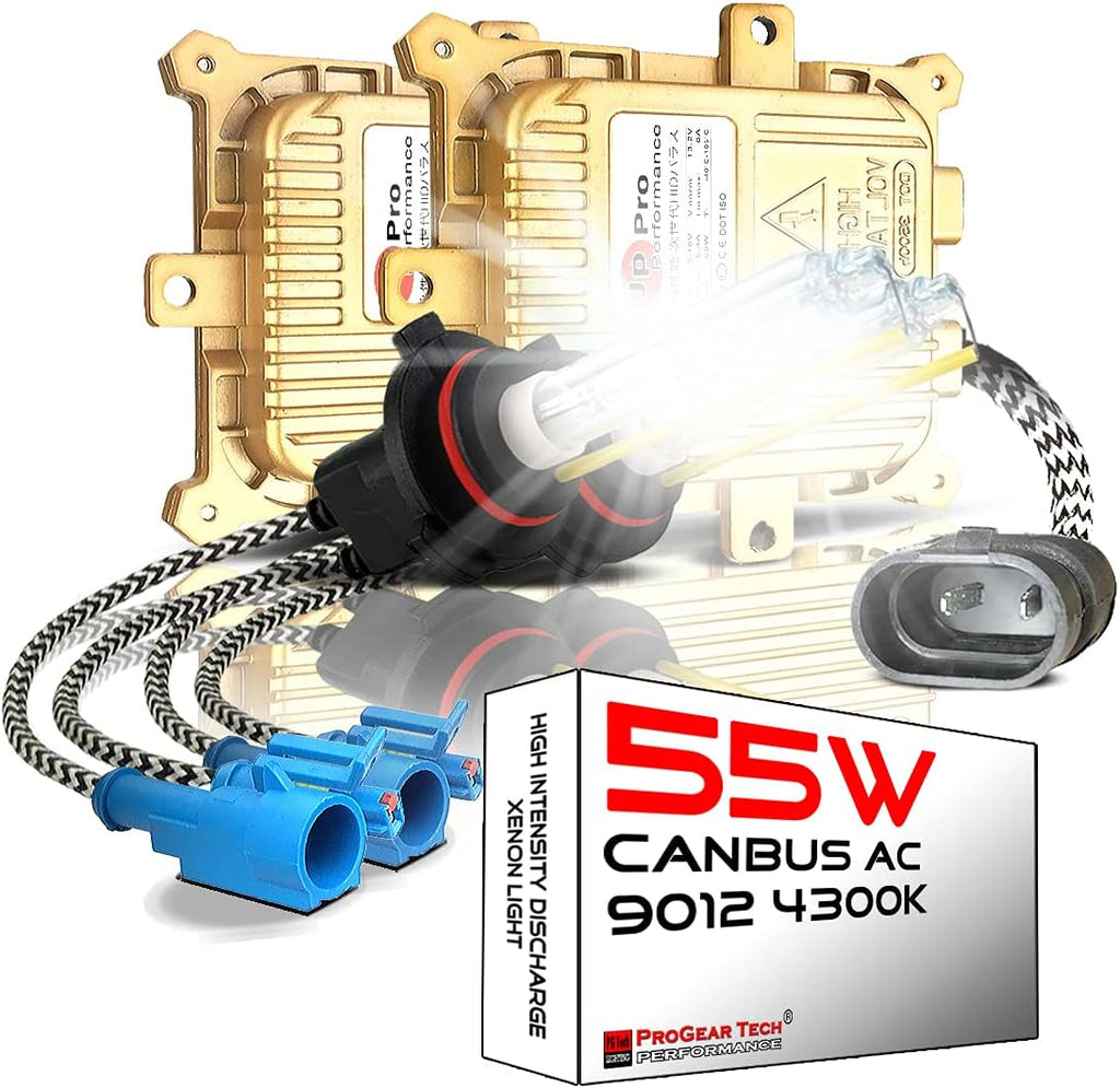 12V 55W H8 H9 H11 H16 4300K AC HID Xenon Bulbs with Ballasts B108