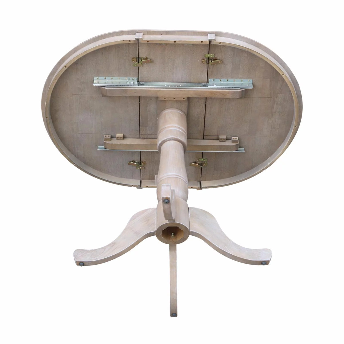 36" Round Top Pedestal Table with 12" Leaf M284