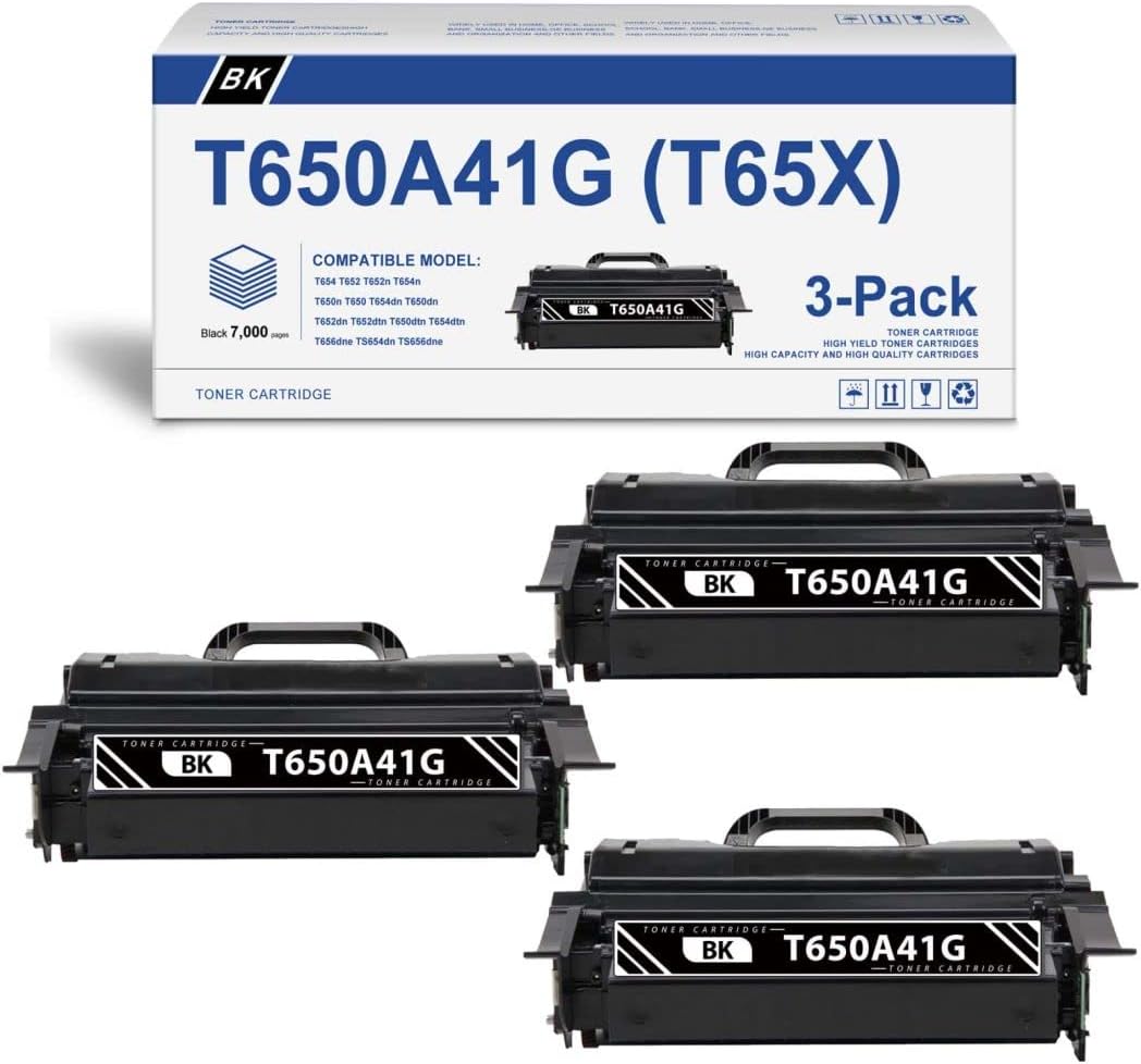 Compatible Toner Cartridge for Lexmark T650 T652 T654 Printer Y9623