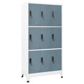 9 Lockable Doors Steel Storage Cabinet K9629
