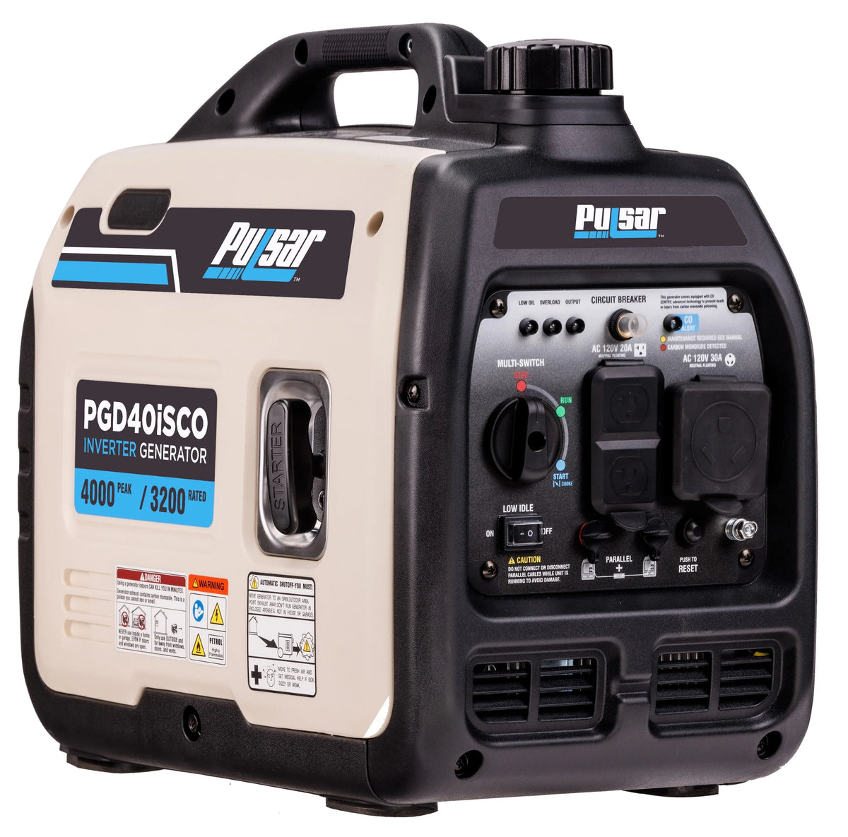 4000-Watt Super Quiet Gas Powered Inverter Generator E936142