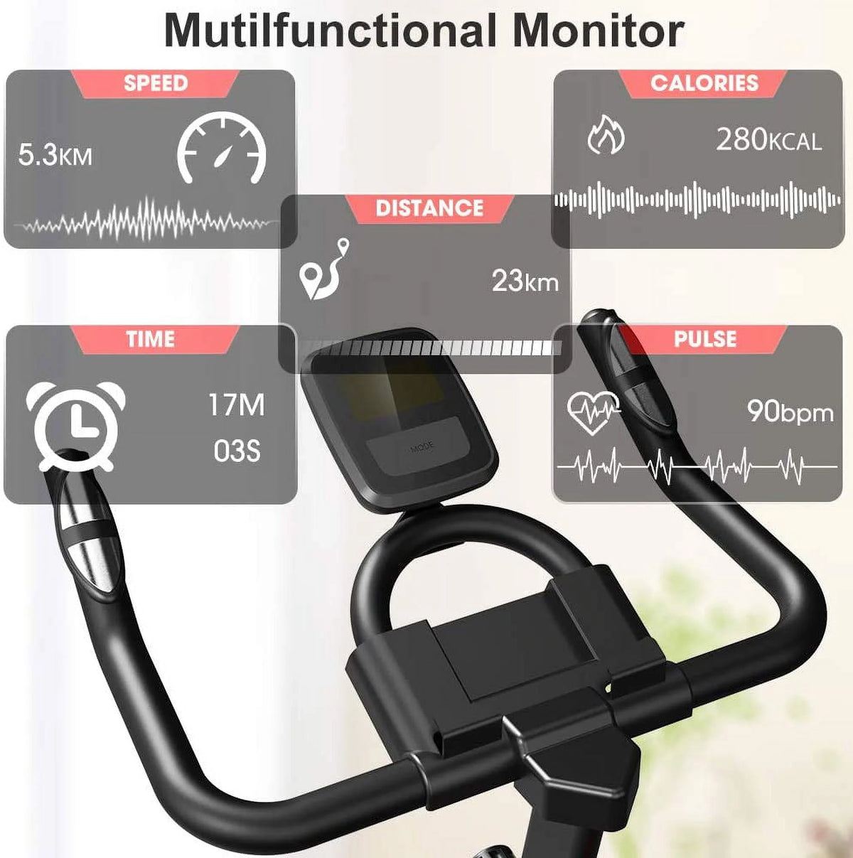 Stationary Bike with LCD Display R5251