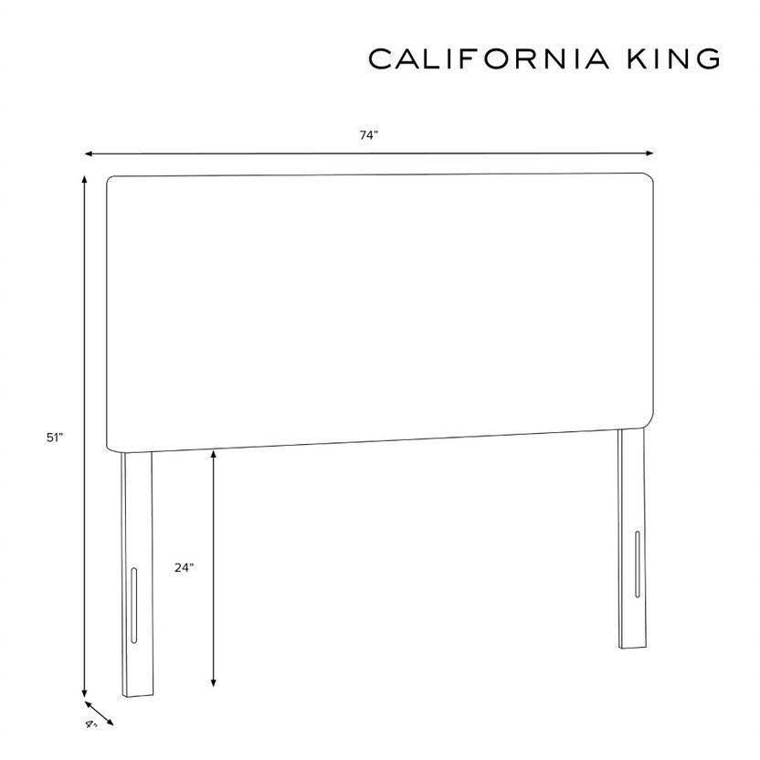 California King Linen Button Headboard J30766