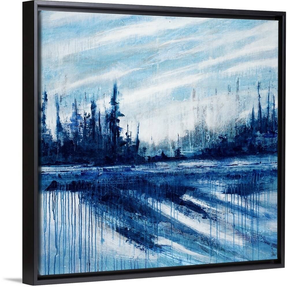 Black Float Frame Canvas Art - 20 x 20 G188919
