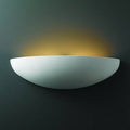 1-Light Half Moon Carrara Marble U8560