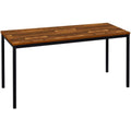 63" Wood and Metal Computer Desk P116