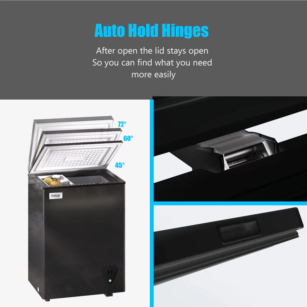 3.5 Cubic Chest Freezer with Removable Storage Basket V88721