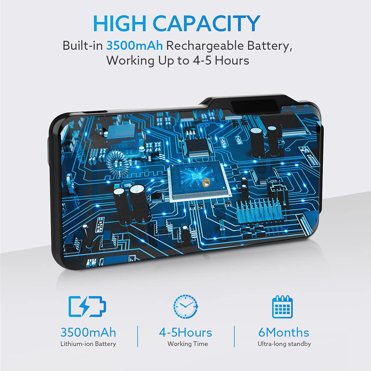 1080P Dual-Lens Endoscope with 5 IPS Screen, 5mm Ultra-Slim Inspection Camera, 7 LED Lights, 32GB Card, 3500mAh Battery, 16.5ft Waterproof Cable, Portable Hard Case N671