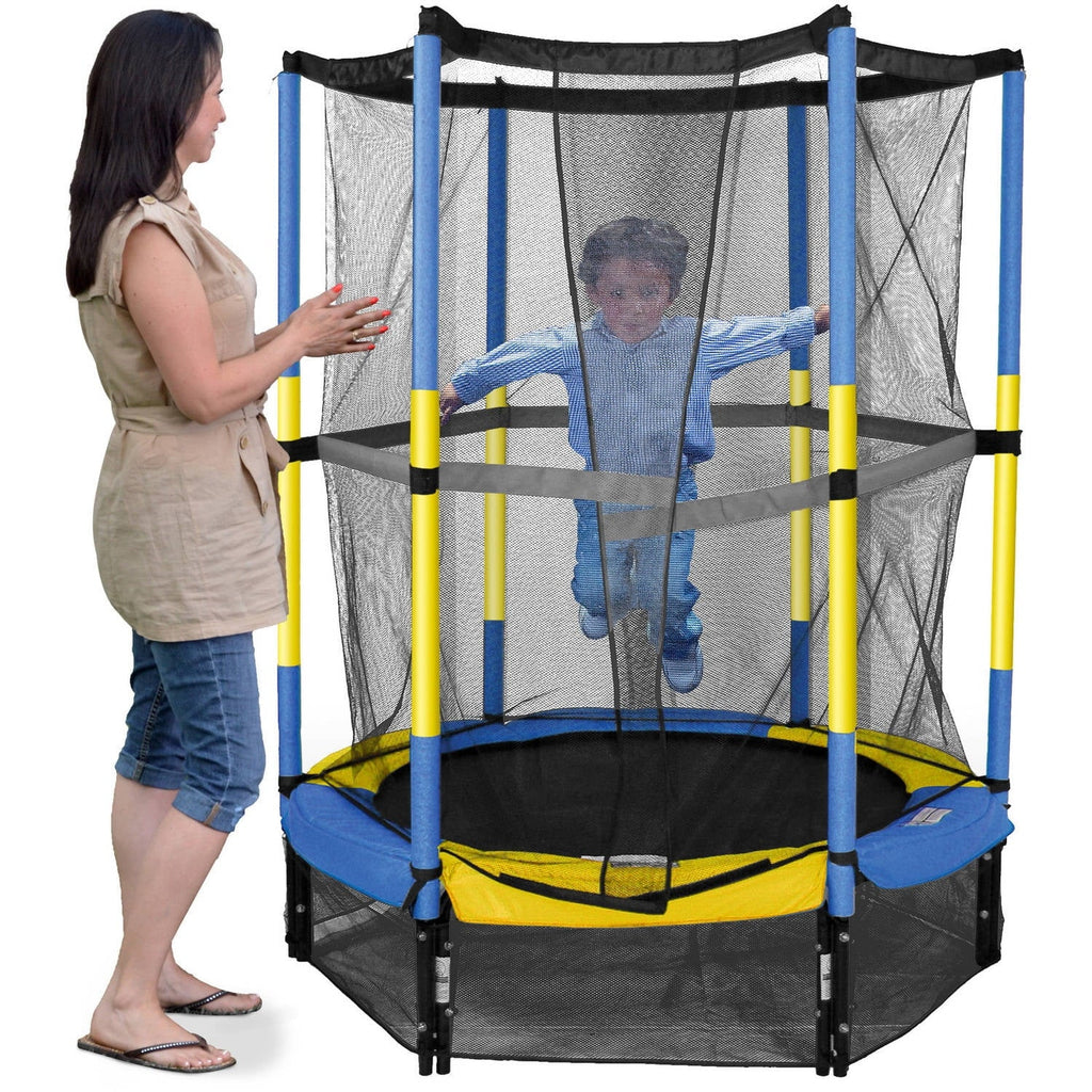 55-Inch Trampoline with Safety Enclosure M63590
