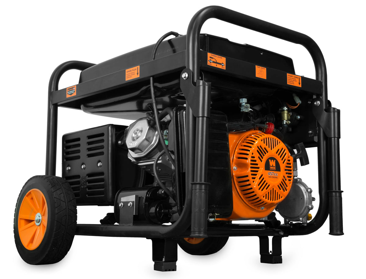 11,000-Watt Dual Fuel Portable Generator with Wheel Kit and Electric Start K42613