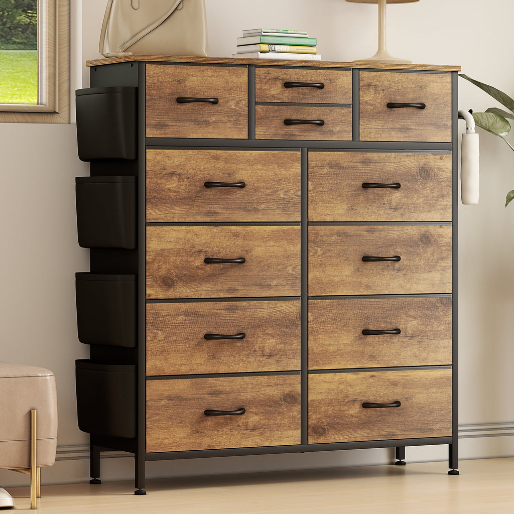 Rustic Brown 12 Drawer Dresser W500200