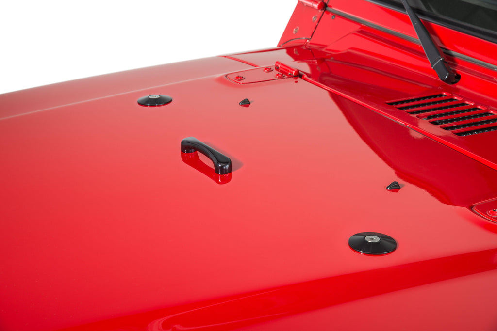 Black Billet Footman Loop & Hood Snub Delete P764
