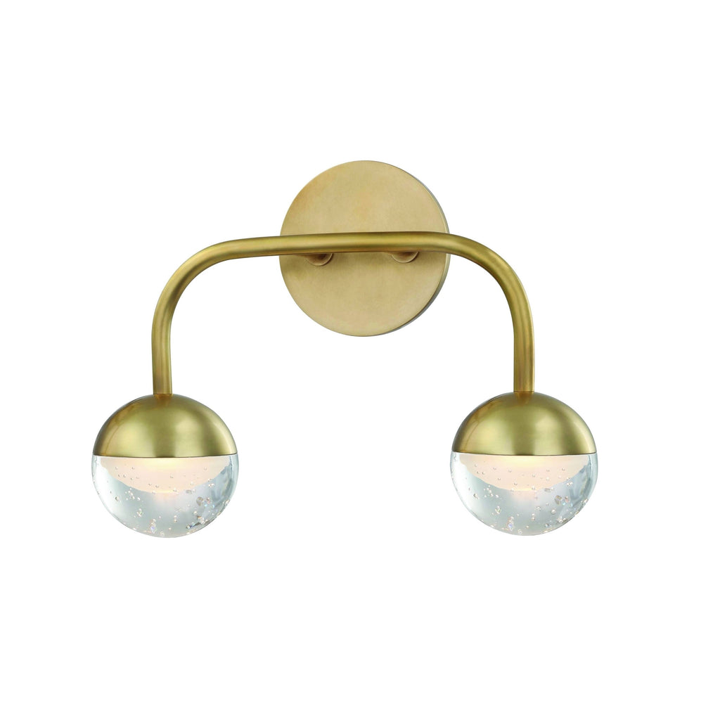 Aged Brass LED Bath Light D81995
