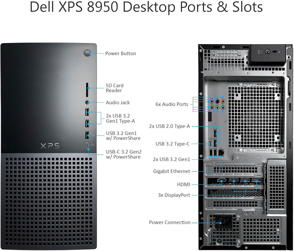 12th Gen Intel Core i7-12700K 16GB DDR5 RAM 8TB SSD Desktop Computer B573