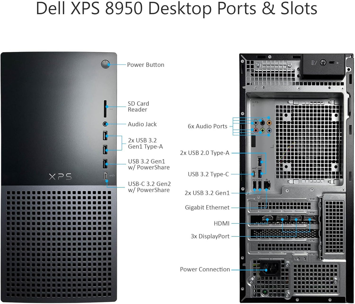 12th Gen Intel Core i7-12700K 16GB DDR5 RAM 8TB SSD Desktop Computer B573