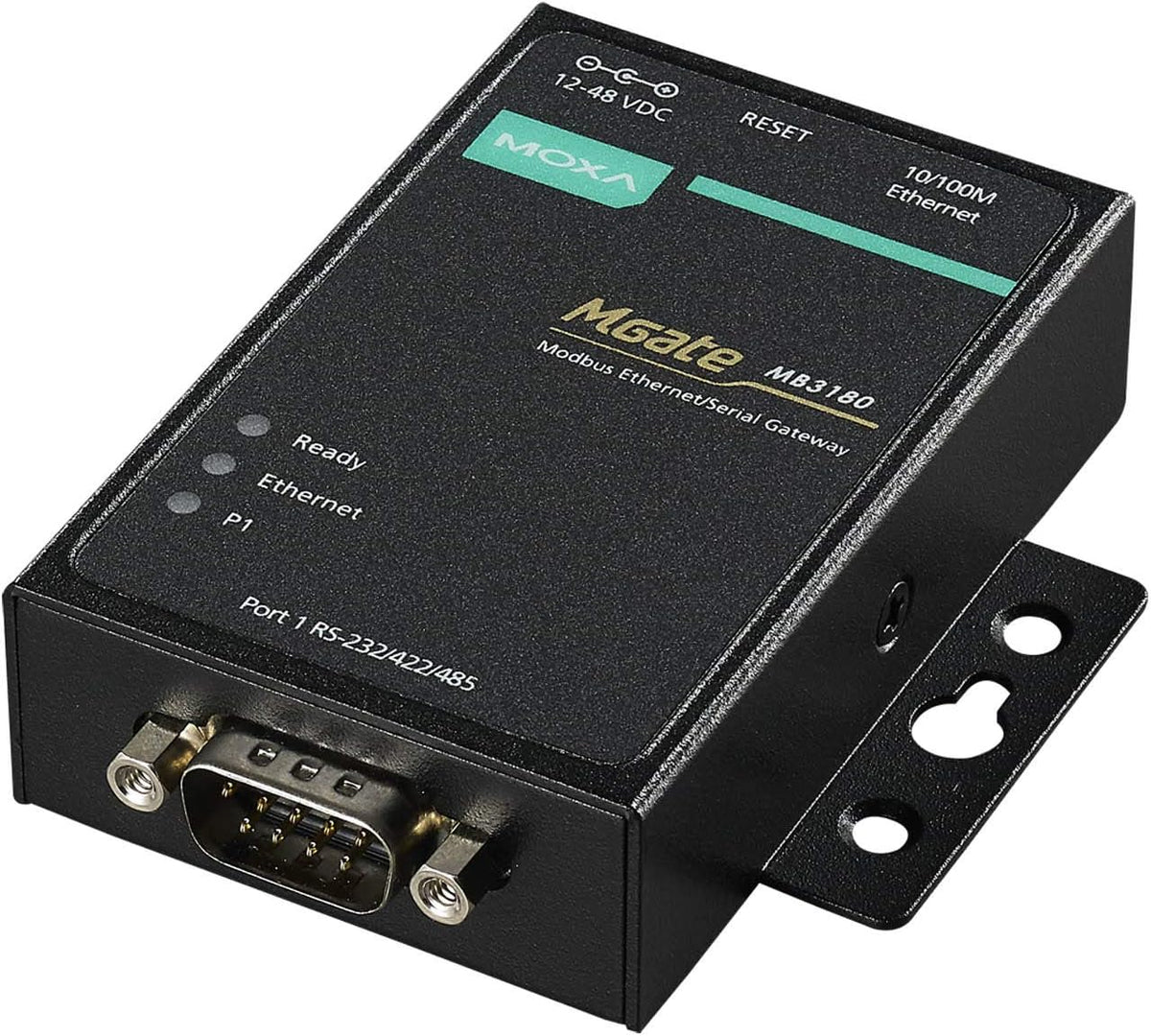1 Port RS-232/422/485 Modbus TCP to Serial Gateway M491