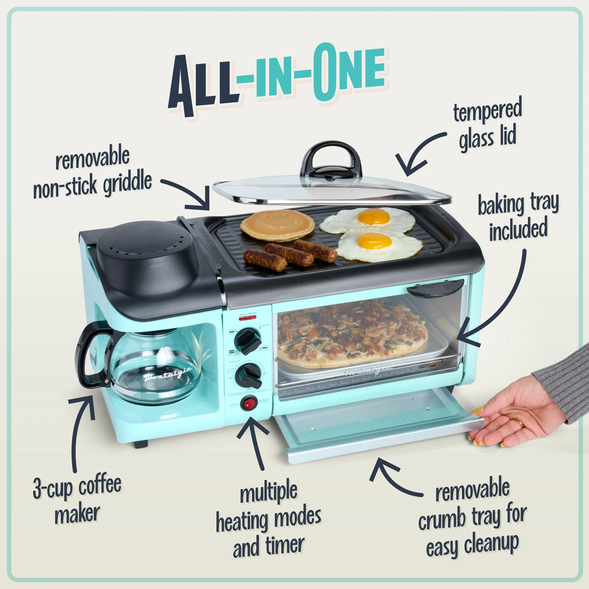 3-in-1 Family Size Breakfast Station C2538