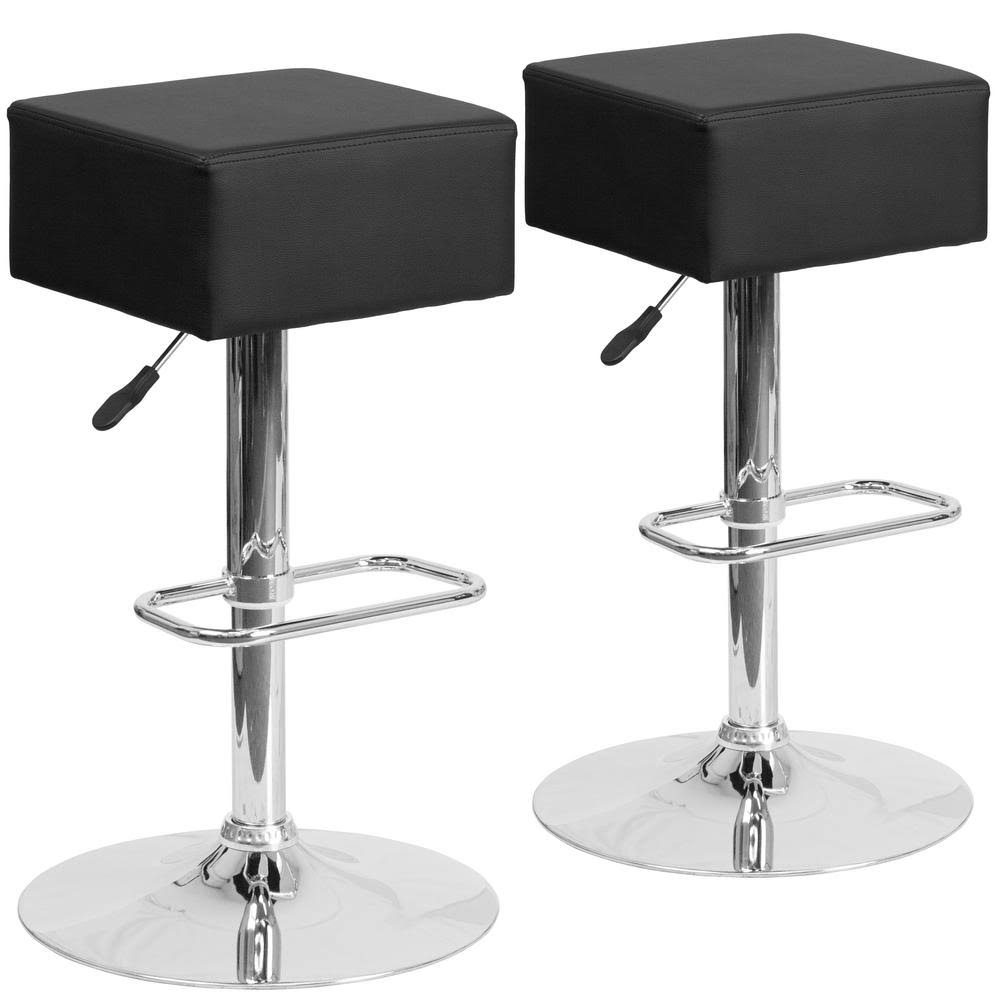 Black Bar Stool Set of 2 J200767
