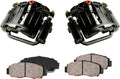 Black Powder Coated Calipers + Ceramic Brake Pads B8329