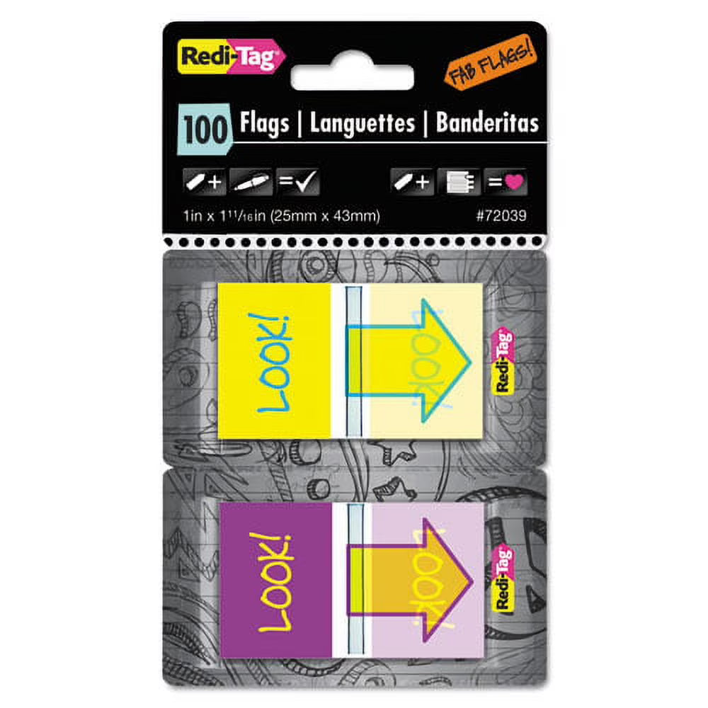 Pop-Up Page Flags with Dispenser O455