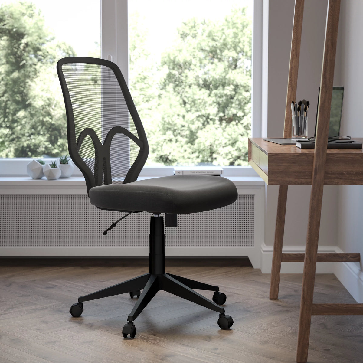 High Back Black Mesh Office Chair P7228