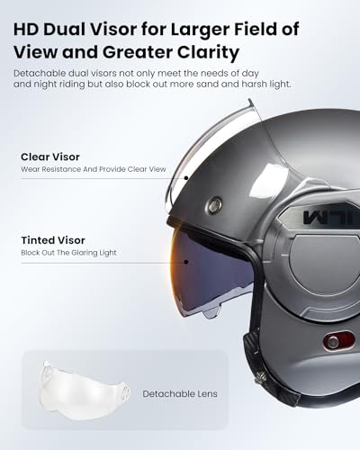 Matte Black Full Face Modular Motorcycle Helmet P912876