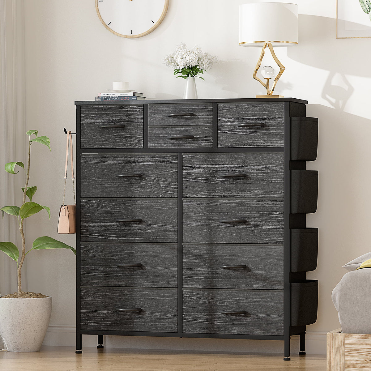 Rustic Brown 12 Drawer Dresser W500200