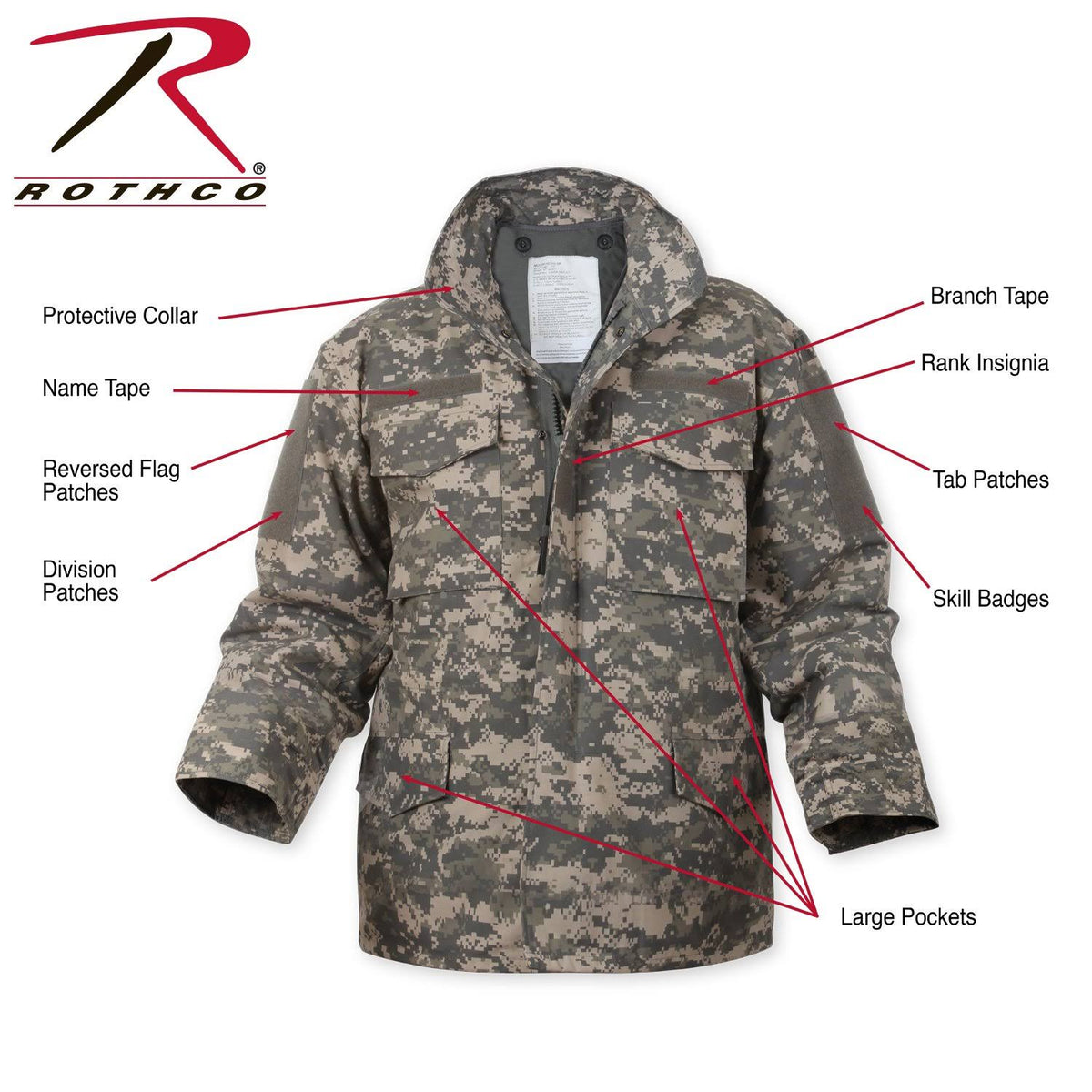 ACU Digital CAMO Field Jacket Y8420