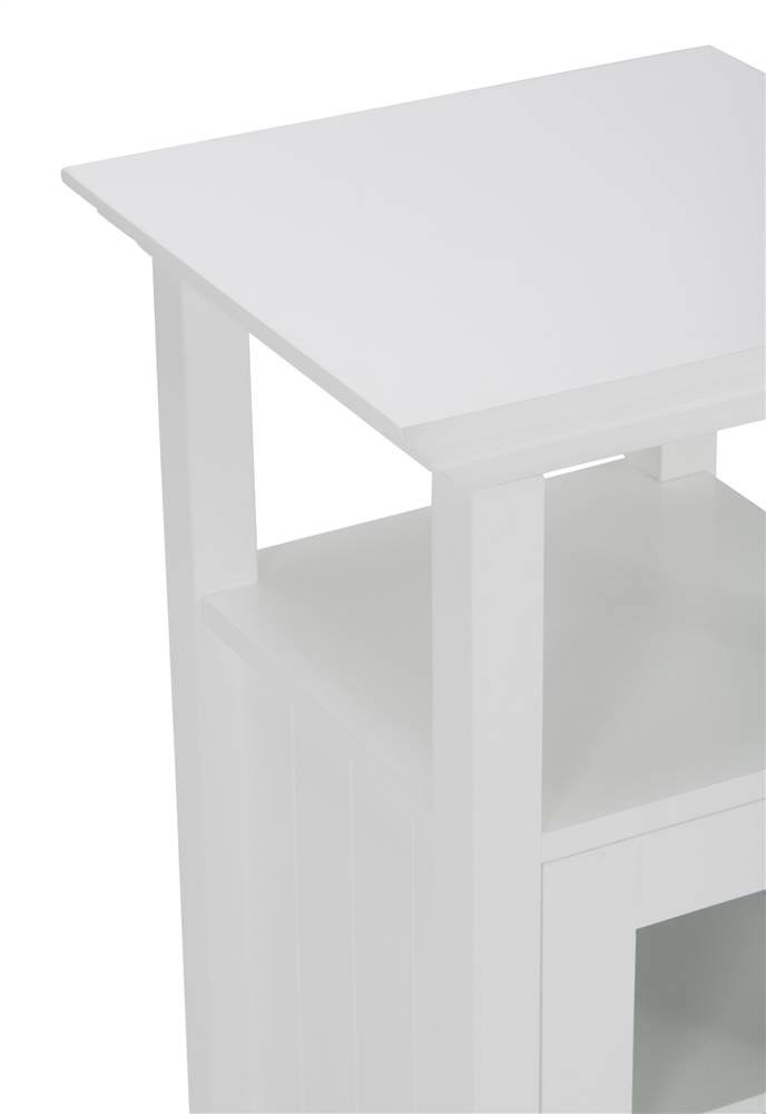 Pure White Floor Storage Bath Cabinet K273771