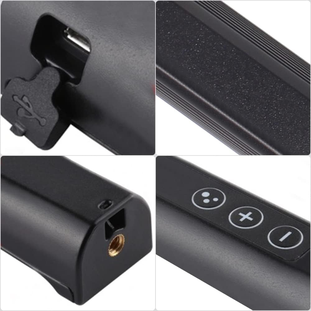 LED Light Wand, RGB Video Light, 9 Colors, Rechargable Battery, 3200K-5600K, Pack of 2 J211053