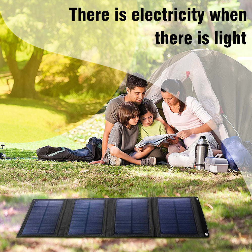 100W 10V Portable Folding Solar Panel Kit Y671