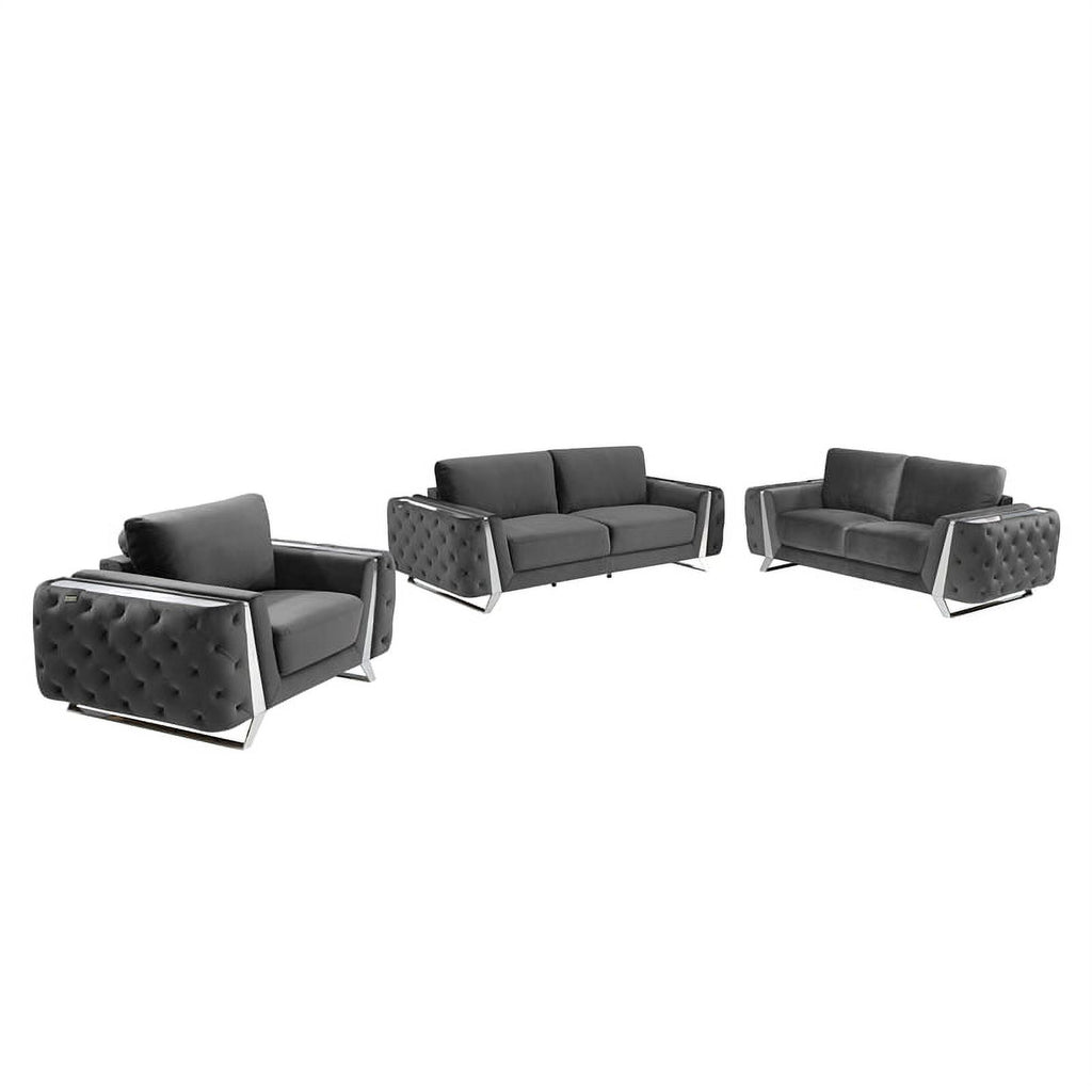 Modern Italian Fabric Sofa Set J832