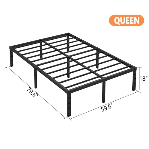 14 Inch Twin Size Metal Platform Bed Frame with Under Bed Storage L501828