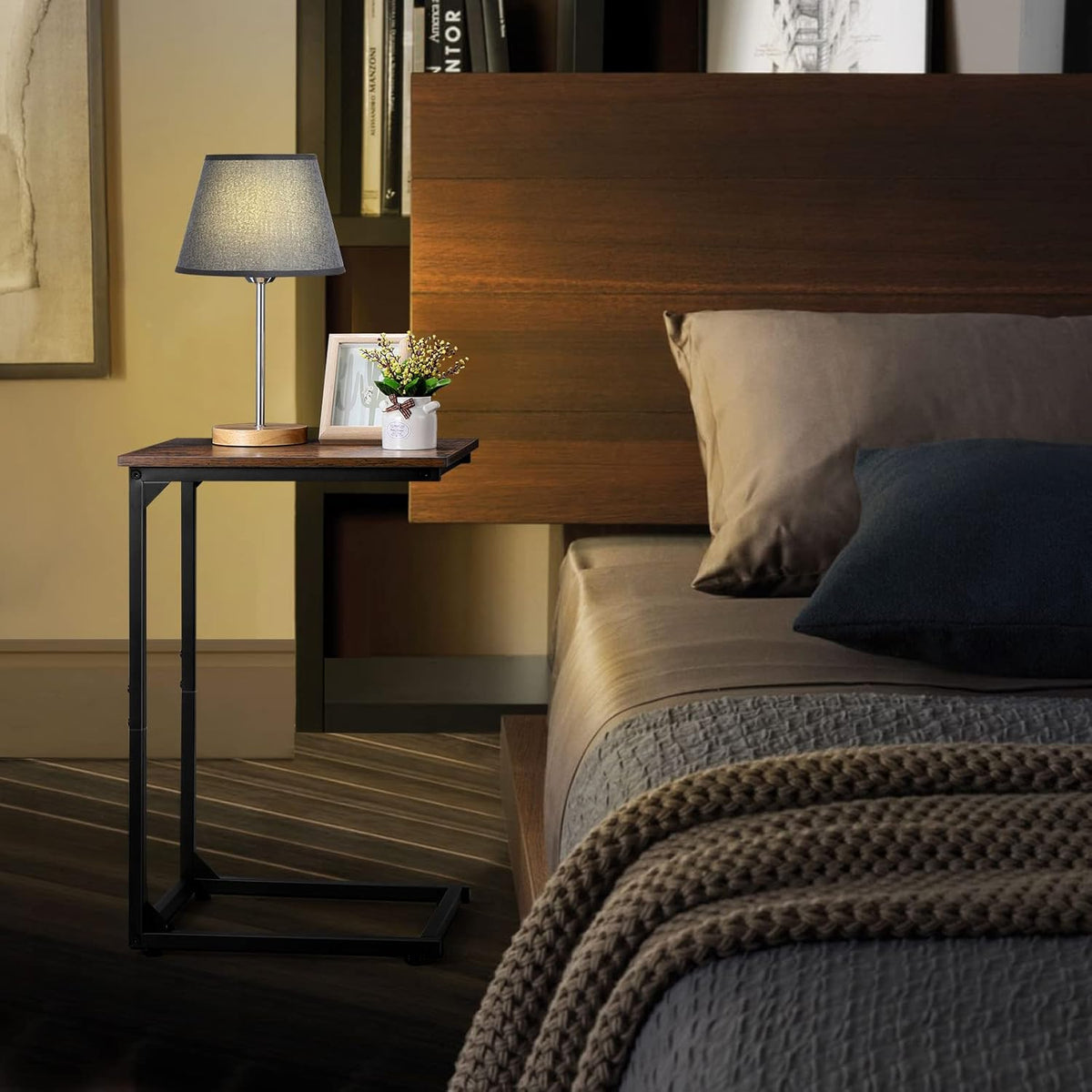 C Shaped Side Table Set of 2 T241010