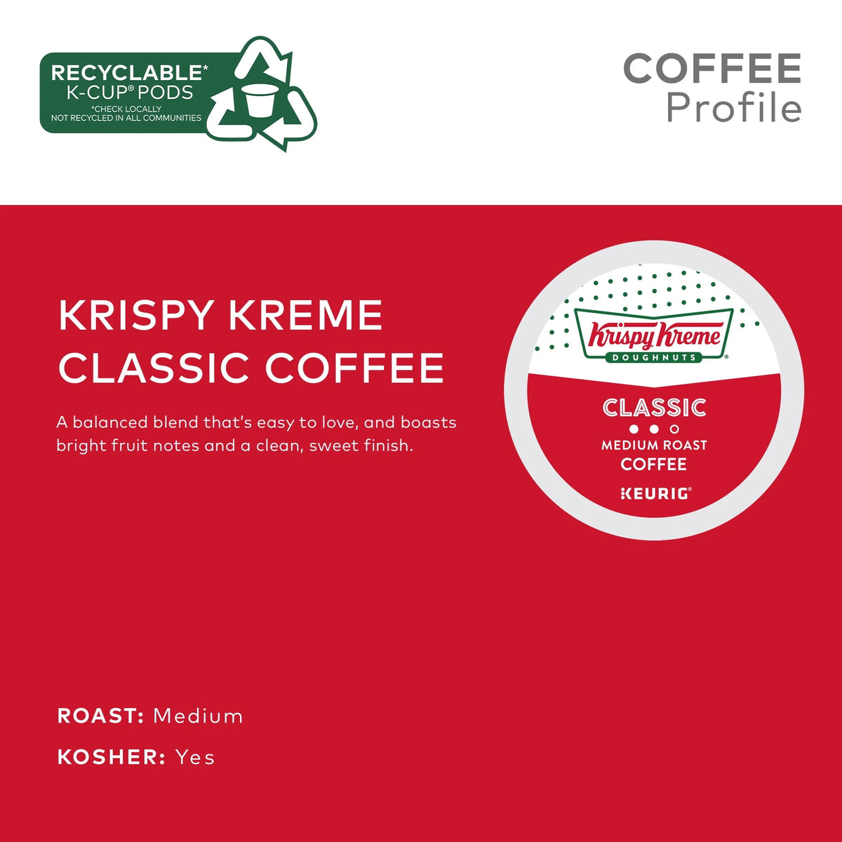 Medium Roast Coffee K-Cup Pods 24 Count F289446