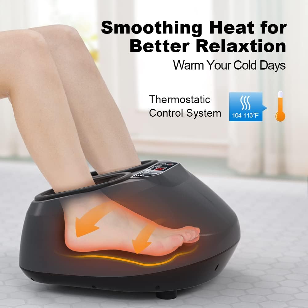 Foot Massager with Remote Control, Shiatsu with Heat, Air Compression P71207