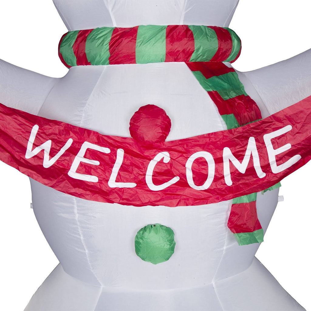 12 Lighted Inflatable Snowman Decor H51596
