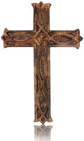 18 x 12 Inches Wooden Crucifix Cross Wall Hanging H25261