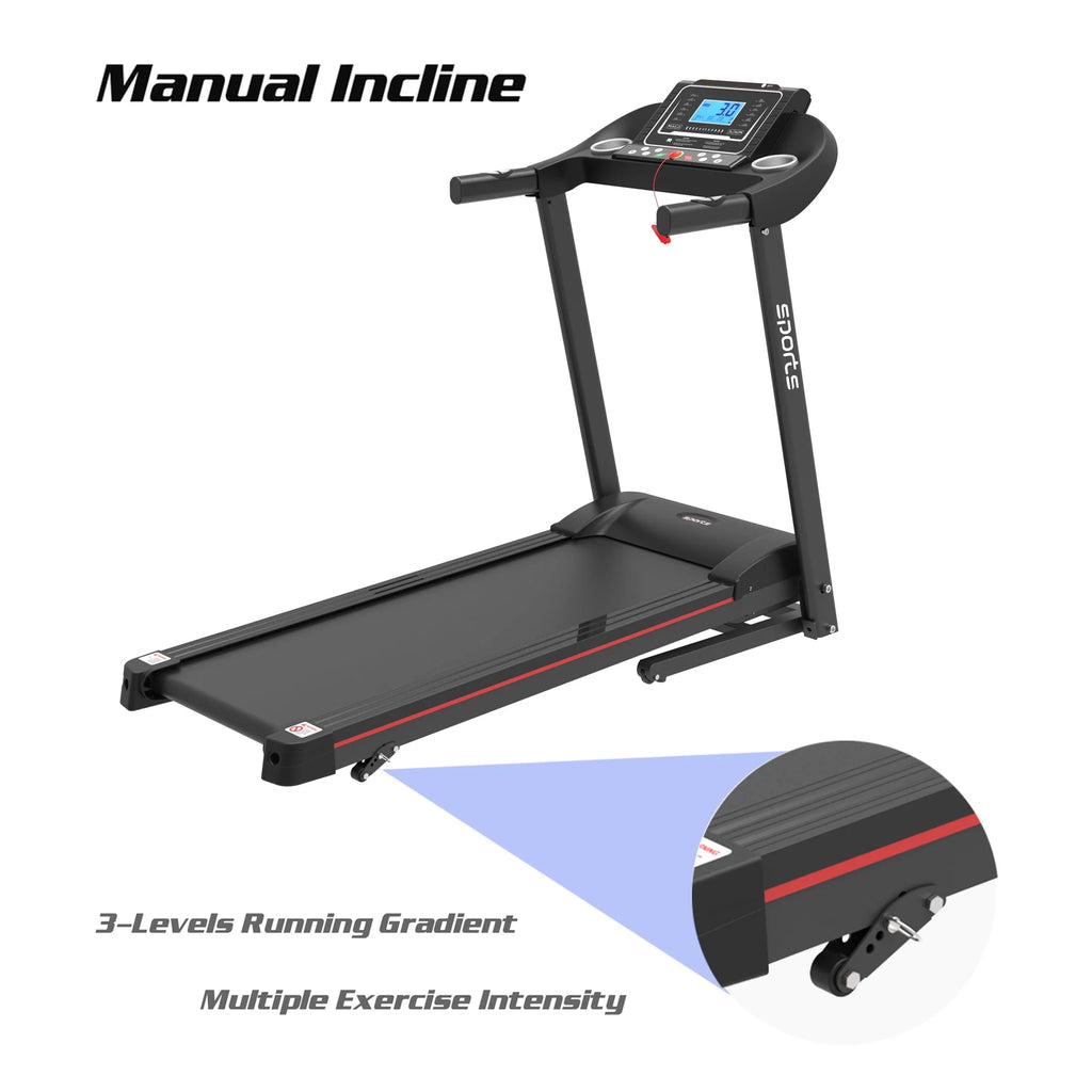 Foldable Treadmill with Incline 250 LBS Capacity N2273