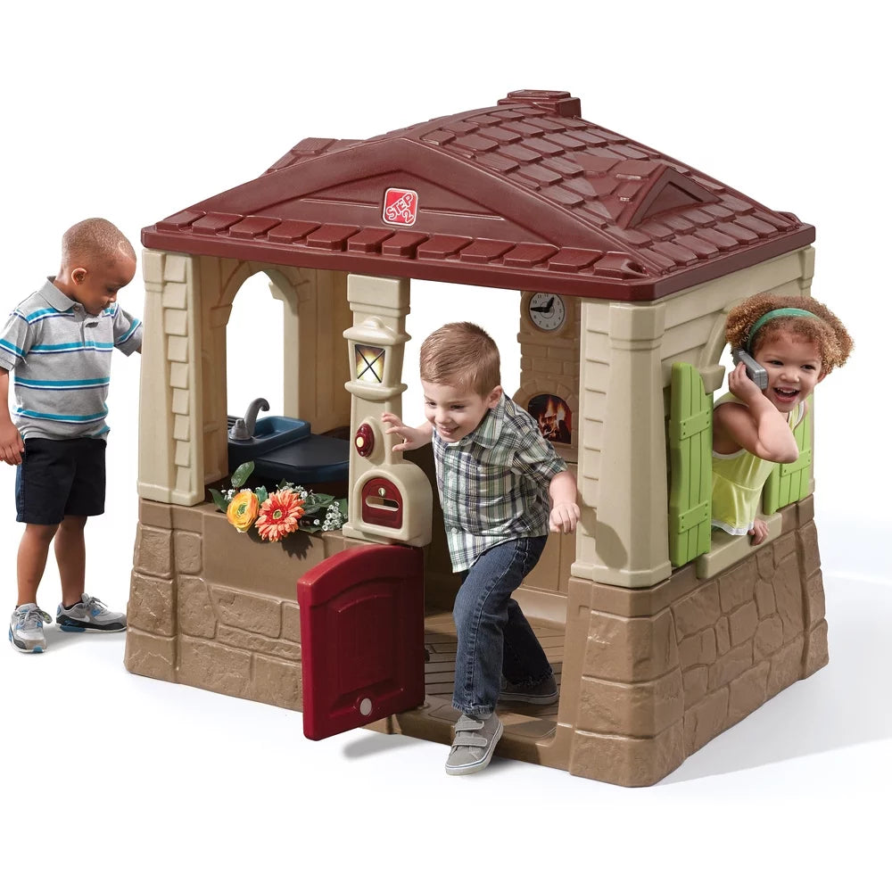 Brown Plastic Kids Playhouse I895012