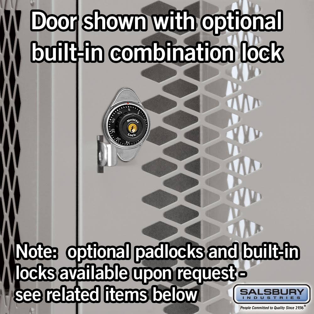 12-in Wide Four Tier Vented Metal Locker C65657