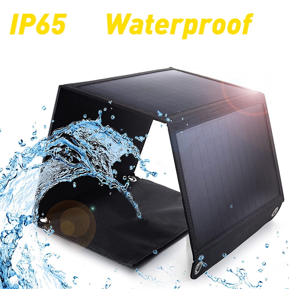 100W 10V Portable Folding Solar Panel Kit Y671