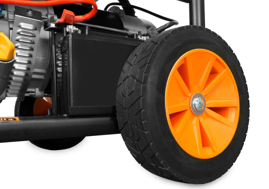 11,000-Watt Dual Fuel Portable Generator with Wheel Kit and Electric Start K42613