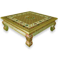 18x22 Square Persian Style Low Accent Table W401