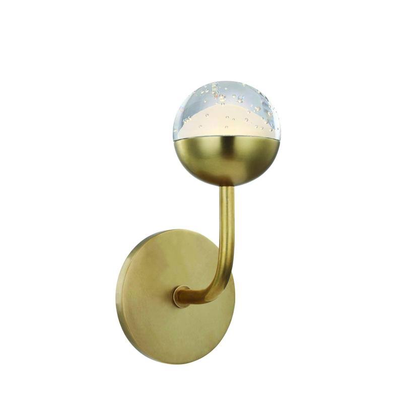 Aged Brass LED Bath Light D81995