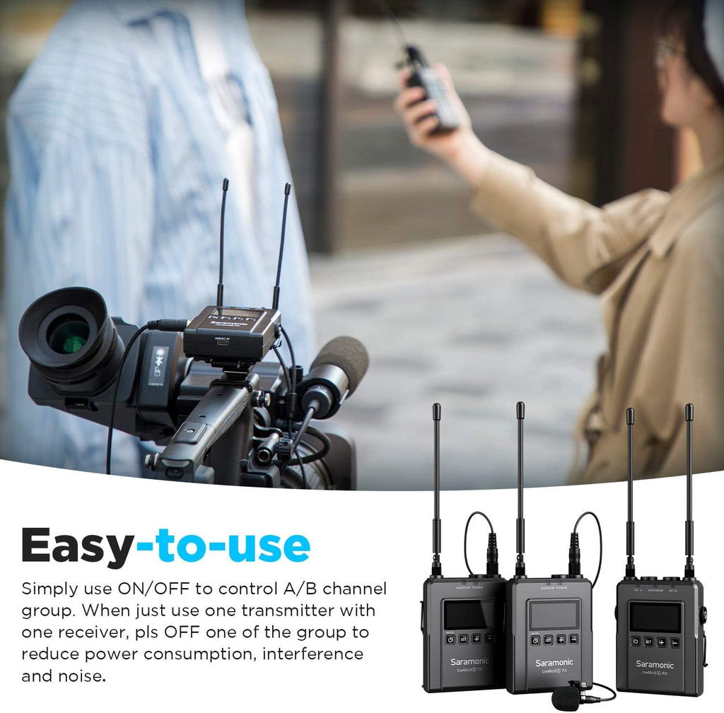 UHF Wireless Microphone System 2 Transmitters 1 Receiver G7036
