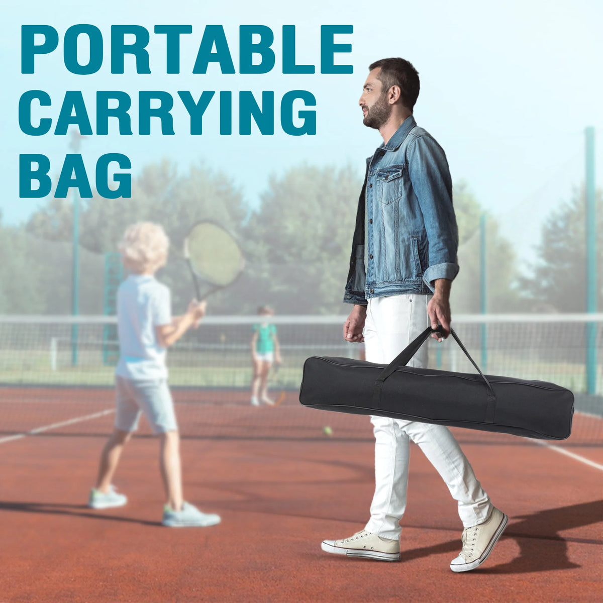 22 FT Portable Pickleball Net with Carrying Bag L29683