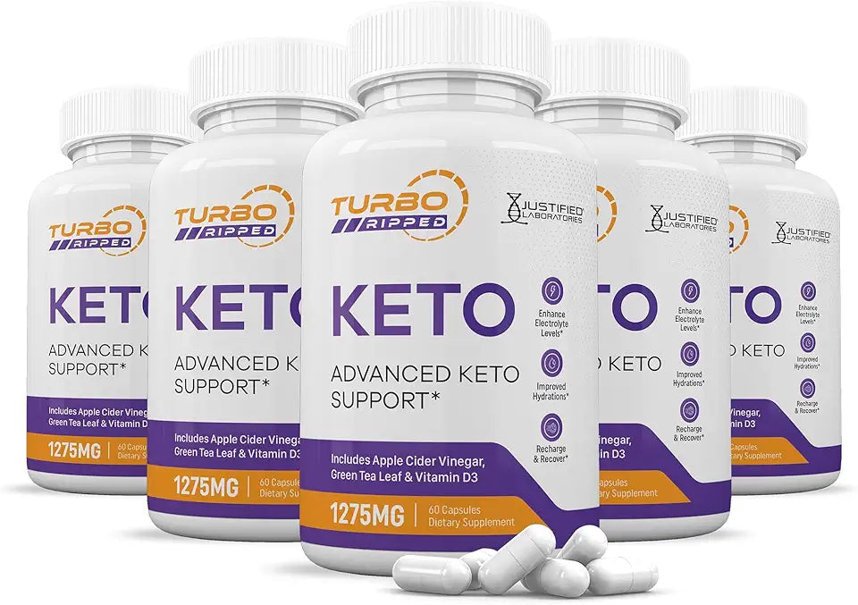 Keto ACV Pills 1275MG Capsules 300 Count E774