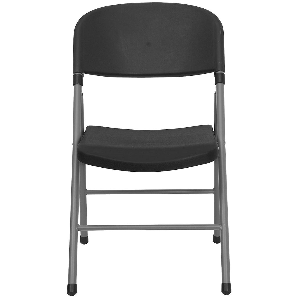 Black Plastic Folding Chair T930
